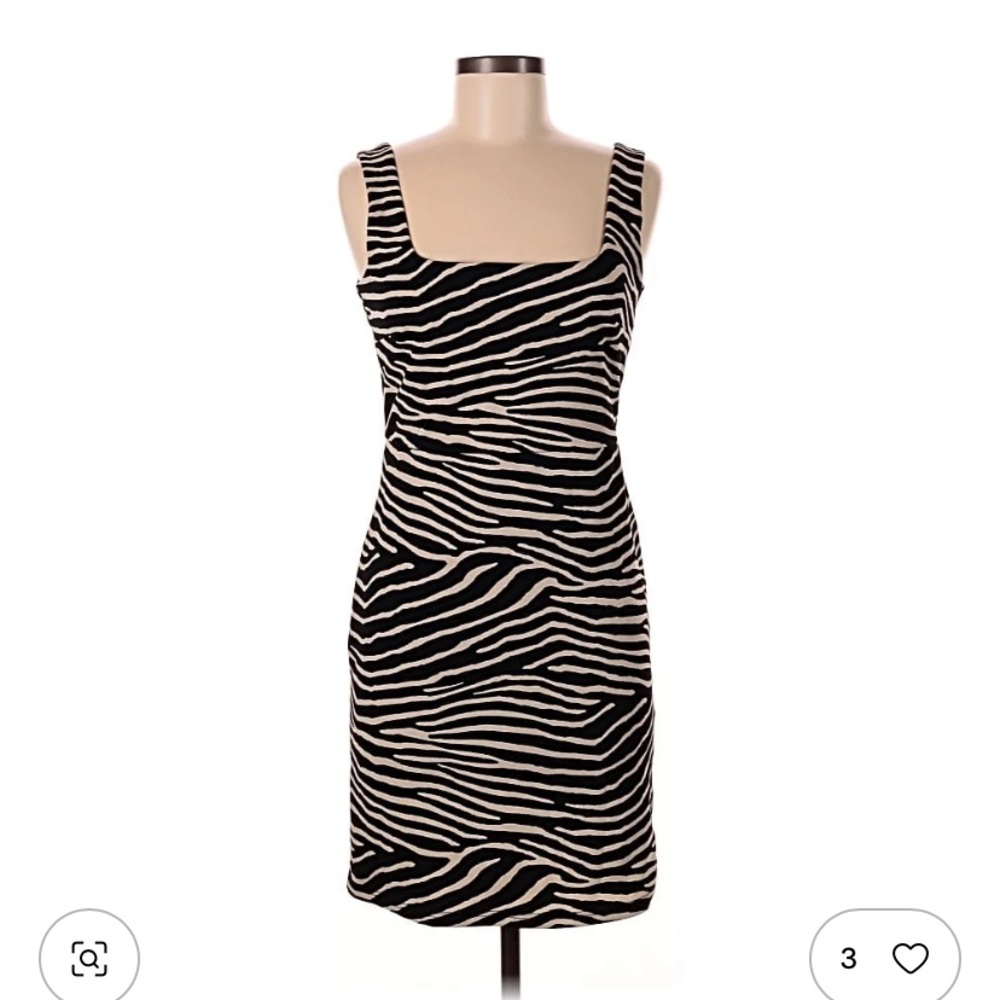 H&M Zebra Print Sleeveless Dress, size large